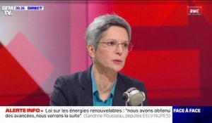 Sandrine Rousseau: "La France est le pays européen qui a le plus de retard dans le développement des énergies renouvelables"