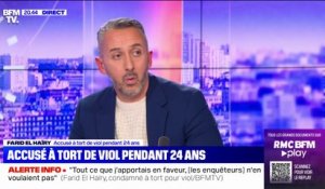 Accusé à tort de viol depuis 24 ans, Farid El Haïry estime que les gendarmes "agissaient comme des voyous" à l'époque de l'enquête