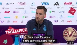 Argentine - Tagliafico sur Messi : "C'est lui qui nous pousse, qui nous motive"