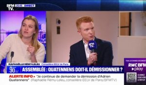 Raphaëlle Rémy-Leleu: "Les propos tenus par Adrien Quatennens sont indignes d'un homme politique de gauche"