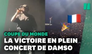 La victoire des Bleus célébrée au concert de Damso