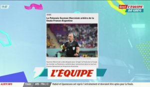 Le Polonais Szymon Marciniak arbitre de la finale France-Argentine - Foot - CM 2022
