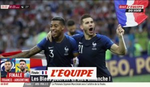 Les Bleus tout en bleu en finale de la Coupe du monde contre l'Argentine - Foot - CM 2022