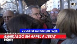""Vous êtes la honte et la  poubelle de la France!" Anne Hidalgo interpellée par un passant à Paris