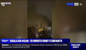 L'incendie d'un immeuble à Vaulx-en-Velin fait 10 morts, dont 5 enfants