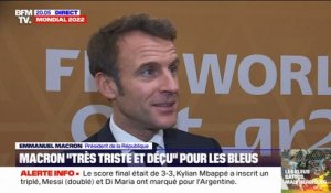 Emmanuel Macron: "C'est une des plus grandes finales de Coupe du monde"