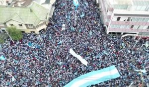 Finale - Buenos Aires célèbre la victoire de l'Argentine