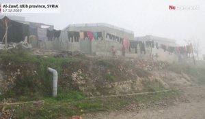 [No Comment] La lutte contre le froid de Syriens déplacés dans le camp d'Idlib