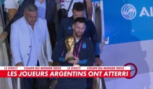 Coupe du monde 2022 : les joueurs argentins ont atterri à Buenos Aires