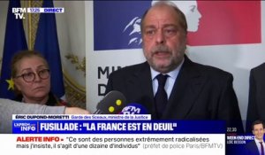 Fusillade à Paris: "La France est en deuil", affirme Éric Dupond-Moretti