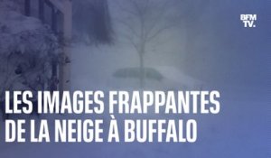 Les images impressionnantes de la neige à Buffalo