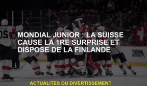 Junior mondial: la Suisse provoque la 1ère surprise et a la Finlande