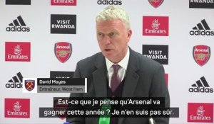 17e j. - Moyes : "Est-ce que je pense qu'Arsenal va gagner cette année ? Je n'en suis pas sûr"