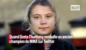 Quand Greta Thunberg remballe un ancien champion de MMA sur Twitter