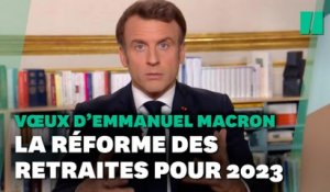 Vœux de Macron : « 2023 sera l’année de la réforme des retraites », assure le président