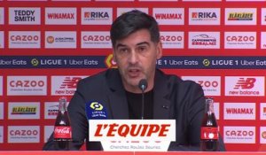 Fonseca : « Je suis très déçu de nos supporters » - Foot - L1 - Lille