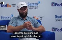 PGA Tour - Rahm : "Je me suis davantage inspiré de Mbappé"