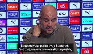 Man City - Guardiola : "Bernardo Silva est tellement important sur et en dehors du terrain"