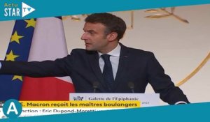 « Vous allez tomber » : Emmanuel Macron interrompt son discours pour aider une femme sur le point de