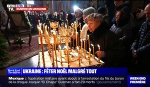 Ukraine: les habitants de Kiev fêtent le Noël orthodoxe