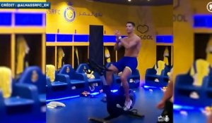 La joie de Cristiano Ronaldo à la victoire d’Al Nassr dans les vestiaires