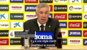 16e j. - Ancelotti : “Compte tenu de la règle, les deux penalties sont justifiés”