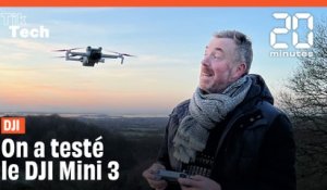 Le drone DJI Mini 3 au banc d'essai