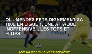 OL: Mendes célèbre son 100e dans la dignité de la Ligue 1, une attaque inoffensive ... des sommets e