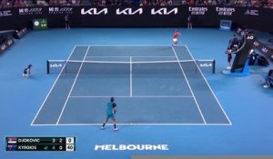 Open d'Australie - Djokovic et Kyrgios font vibrer le public de Melbourne