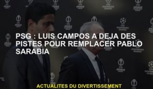 PSG: Luis Campos a déjà des pistes pour remplacer Pablo Sarabia