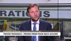Alexandre Devecchio : «Je ne comprends pas pourquoi certains écopent de prison avec sursis, et les autres de prison ferme»