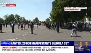 Retraites: 20.000 manifestants présents à Nantes selon la CGT