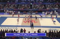 Le replay du 1er set de Pologne - France - Volley - Ligue des Nations