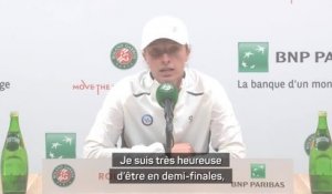 Roland-Garros - Swiatek : "Être en demi-finales, c'est déjà un très bon résultat"