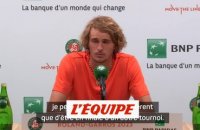 Zverev « Je ne pense plus à ma blessure de l'an dernier » - Tennis - Roland Garros (H)