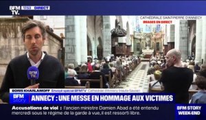 Attaque au couteau: une messe en hommage aux victimes à la Cathédrale Saint-Pierre d'Annecy