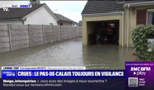 À cause des crues et des inondations importantes, le Pas-de-Calais est toujours en vigilance orange