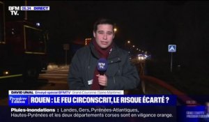 L'incendie de l'usine Bolloré Logistics près de Rouen est circonscrit mais pas encore maîtrisé