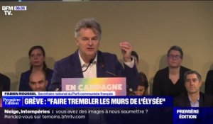 Fabien Roussel sur la grève contre la réforme des retraites: "C'est ce jeudi que les murs de l'Élysée doivent trembler"