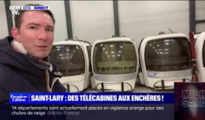 Dans les Hautes-Pyrénées, la station de Saint-Lary vend aux enchères 10 vieilles télécabines pour la bonne cause