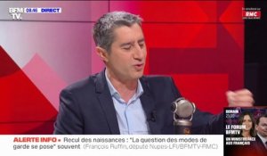 "On verra": François Ruffin ne condamne pas les menaces de la CGT énergie de couper l'électricité aux élus partisans de la réforme des retraites
