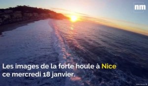 Les images de la forte houle à Nice