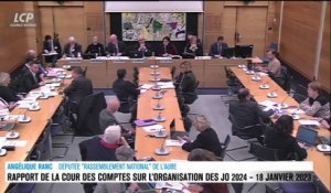Audition à l'Assemblée nationale - Organisation des Jeux Olympiques en France : le rapport de la cour des Comptes