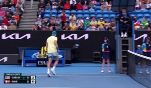 Cressy - Rune - Les temps forts du match - Open d'Australie