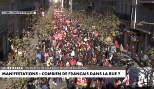 Grève contre la réforme des retraites : Les manifestants sont très nombreux à Marseille