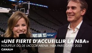 Une fierté pour Nicolas Dupeux d'accueillir la NBA à l'ACCOR ARENA - NBA Paris Game 2023