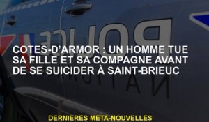Côtes-D'armor: Un homme tue sa fille et son partenaire avant de se suicider à Saint-Brieuc