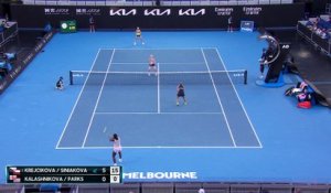 Krejcikova/Siniakova - Kalashnikova/Parks - Les temps forts du match - Open d'Australie