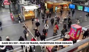 Gare de l'Est: "On ne peut pas encore garantir une reprise du trafic demain", déclare Clément Beaune, le ministre des Transports - VIDEO