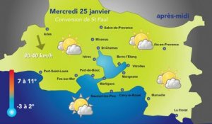 Une météo en 2 temps prévue demain